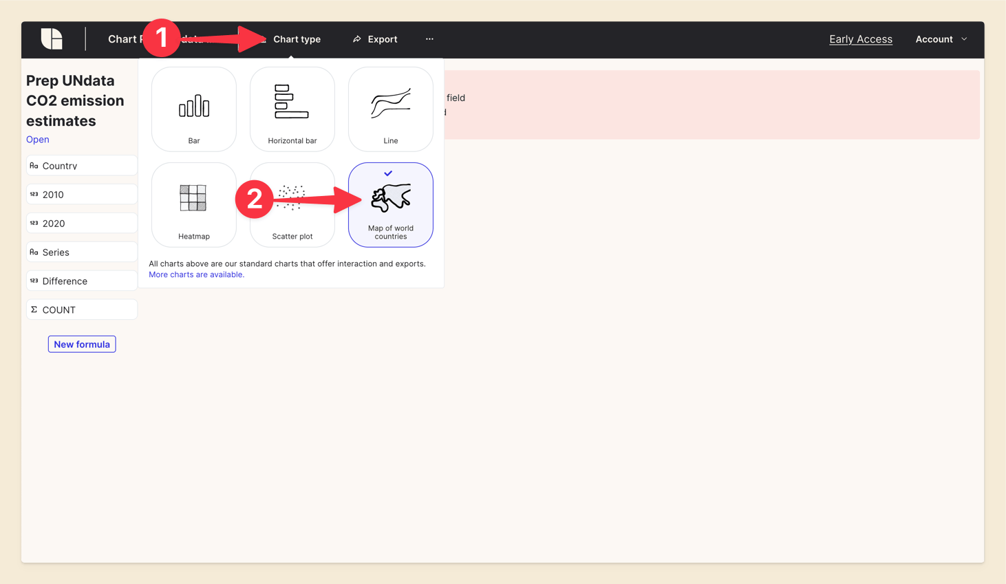 Screenshot of Tabulate