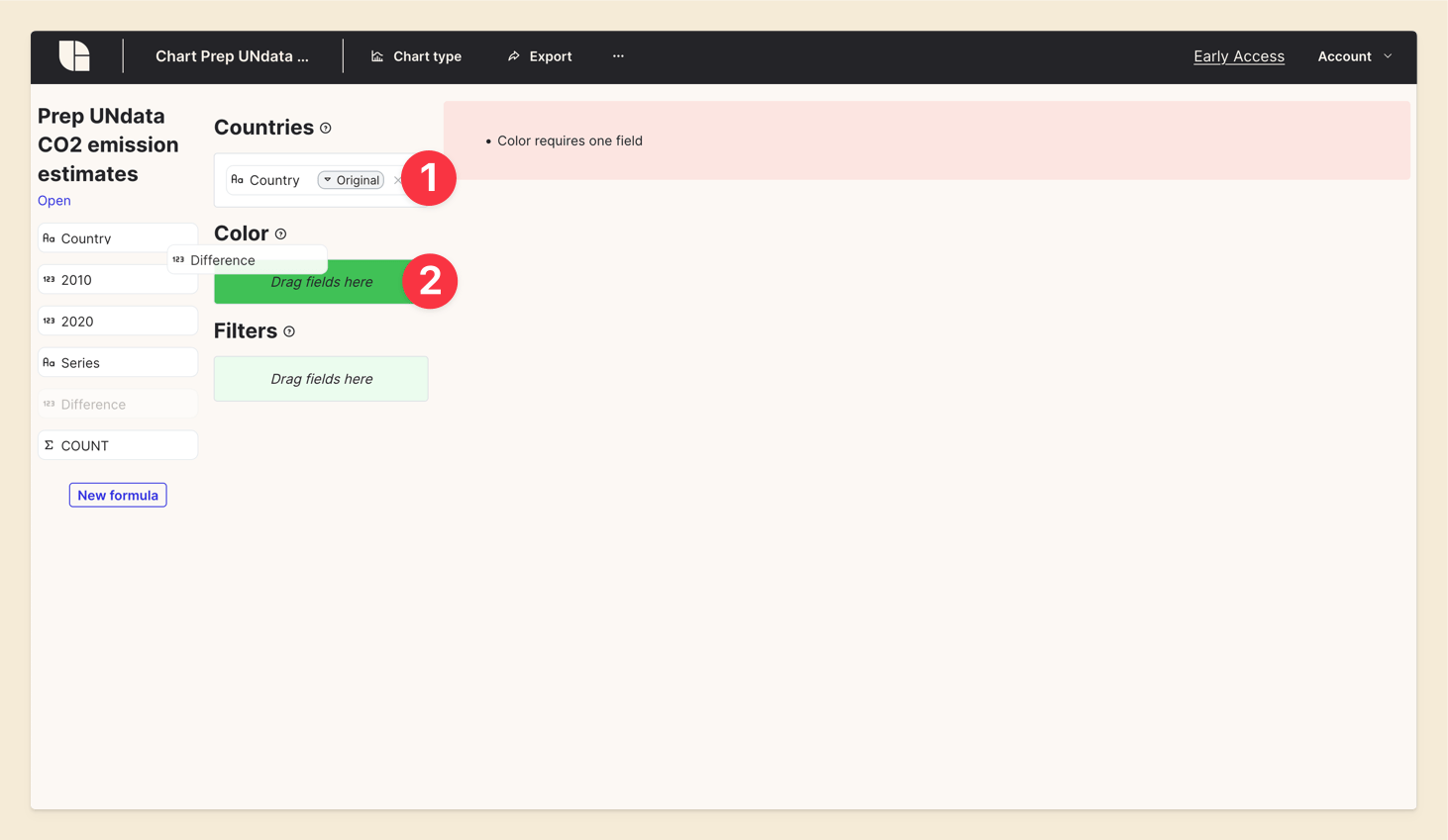 Screenshot of Tabulate